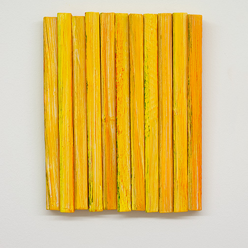 Joseph Egan / Joseph Egan Colors  2018 various paints on wood 36.5 x 29 x 4.5 cm