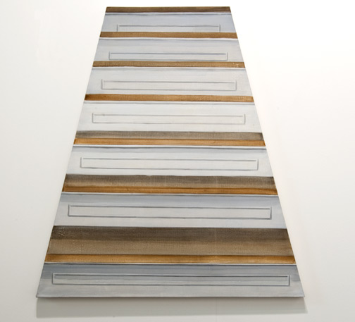 Sylvia Plimack-Mangold / Sylvia Plimack-Mangold Untitled (Staircase)  1968 100 x 94 cm acrylic on canvas