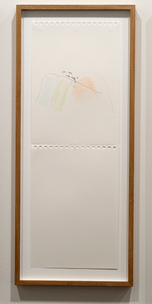 Richard Tuttle / Richard Tuttle Untitled  2012 59,5 x 21 cm Bleistift und Farbstift