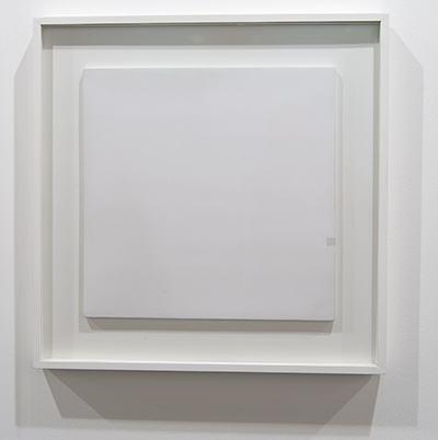 Antonio Calderara / Antonio Calderara Dimensione di quadrato nel quadrato  1966  36 x 36 cm Oil on wood panel