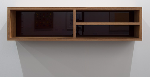Donald Judd / Donald Judd Untitled  1992  25 x 25 x 100 cm Douglas fir plywood and amber Plexiglas