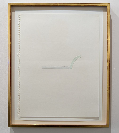 Richard Tuttle / Richard Tuttle Untitled (Collage Drawings) I 8  1977 ten drawings, each: 36 x 28 cm in artists frame watercolor and collage on paper