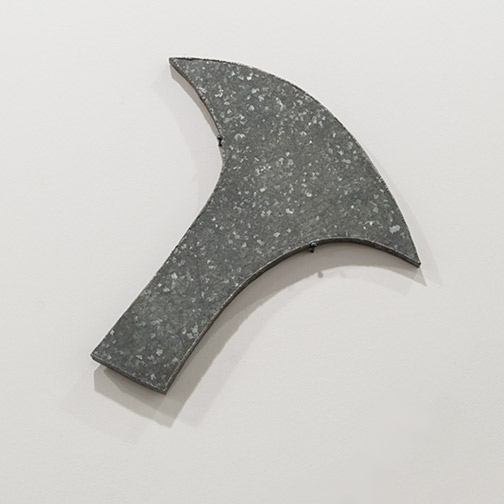 Richard Tuttle / Richard Tuttle Tin Piece  1967 26 x 26.5 cm galvanized iron