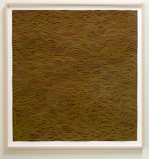 Sol LeWitt / Sol LeWitt Horizontal Bands (More or Less)  2002 154 x 147 cm gouache on paper