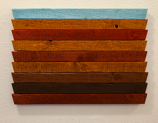 Joseph Egan / Joseph Egan earth and sky (Nr. 2)  2013 34 x 49.5 x 3 cm oil paints on wood
