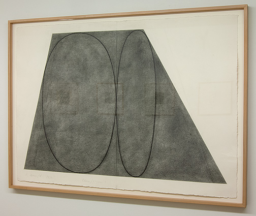 Robert Mangold / Robert Mangold Plane/Figure  1992  105.4 x 148.6 cm  graphite on paper