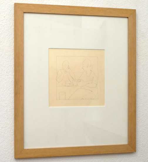 Antonio Calderara / Senza Titolo  1956  39.5 x 32.5 cm Grafit auf Papier