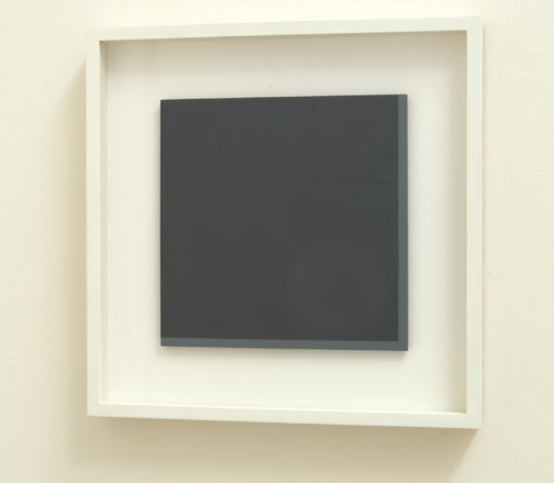 Antonio Calderara / Senza Titolo  1974  27 x 27 cm Oel auf Holztafel   