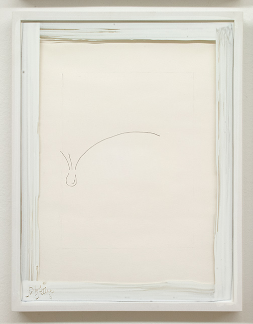 Richard Tuttle / Richard Tuttle Poem  2010 10 parts, each: 34.5 x 26.5 x 2.5 cm pencil and color pencil on paper, in hand painted frame by the artist