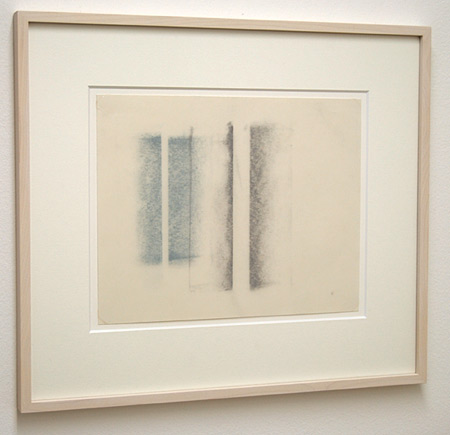 Fred Sandback / Untitled  1991 24.1 x 30.5 cm / 9.5 x 12 