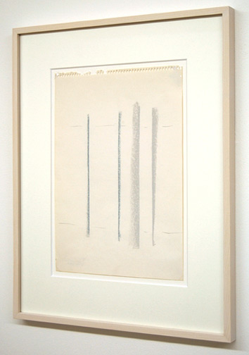 Fred Sandback / Untitled  1982 33.9 x 24 cm / 13 x 9.5 