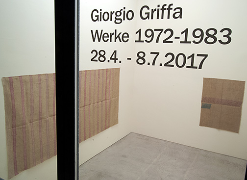Giorgio Griffa / Werke 1972 – 1983