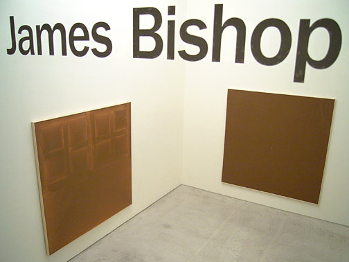 James Bishop / Four Brown Paintings 1971 - 1974