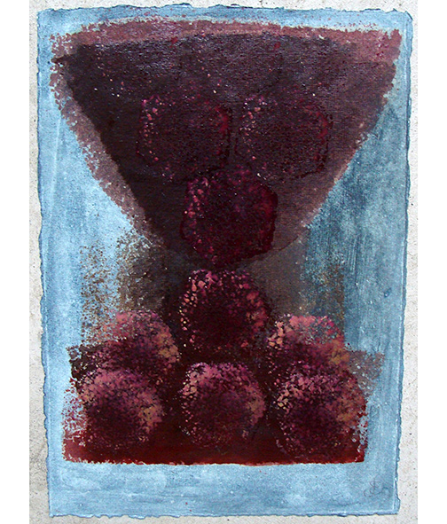 Joseph Egan / in wine (Nr. 4)  2013  30 x 21 cm oil paint on paper