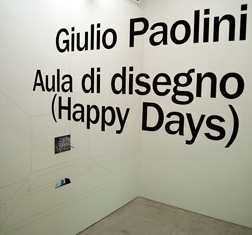 Giulio Paolini / Aula di disegno (Happy Days)
