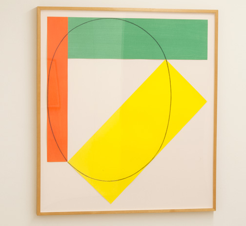 Robert Mangold / Robert Mangold Three Color Frame Painting  1985  92 x 81.3 cm acrylic and pencil on paper