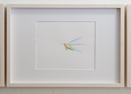 Richard Tuttle / Division # III – 1 RT’14  2014  22 x 31 cm Pencil, colored crayon and watercolor on paper