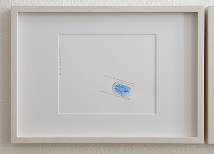 Richard Tuttle / Division # III – 7 RT’14  2014  22 x 31 cm Pencil, colored crayon and watercolor on paper