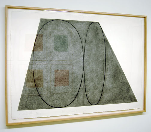 Robert Mangold / Plane/Figure  1992  105.4 x 148.6 cm  /  41.5 x 58.5 " graphite on paper