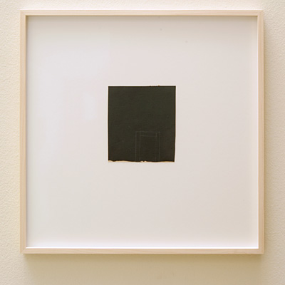 James Bishop / James Bishop (*1927) Untitled  2012  12.9 x 12.5 cm Oil and crayon on paper