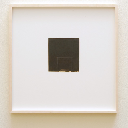 James Bishop / James Bishop (*1927) Untitled  2012  13.1 x 12.2 cm Oil and crayon on paper