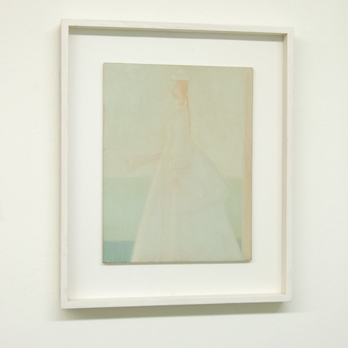 Antonio Calderara / Antonio Calderara  Romantica (La Sposa)  1958  35 x 27 cm Oel auf Holztafel