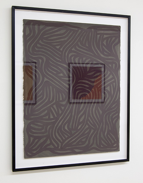 Sol LeWitt / Irregular Grid  2001  75 x 57.6 cm   gouache on paper