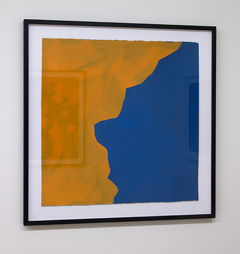 Sol LeWitt / Irregular Shape  1997  55.9 x 55.9 cm   gouache on paper