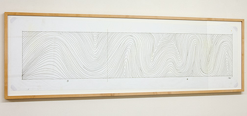 Sol LeWitt / Working Drawing Whitney Museum  2000  39.2 x 134.5 cm pencil and ink on paper