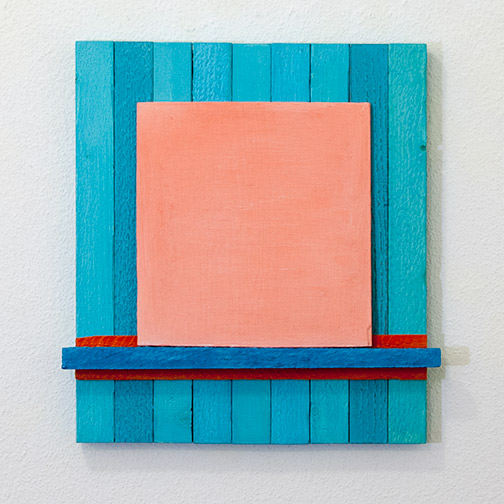 Joseph Egan / Joseph Egan Local Color  2017 40 x 37.5 x 4.5 cm various paints on wood