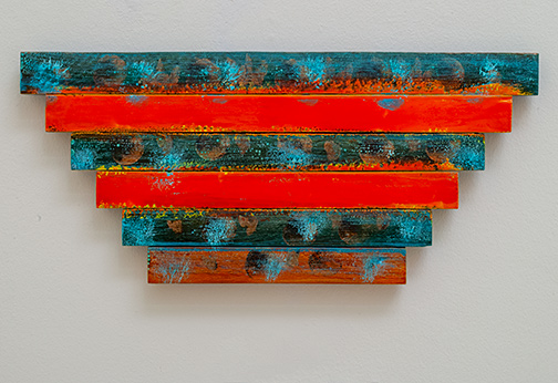 Joseph Egan / Joseph Egan Scuba  2020 22.5 x 50 x 2.5 cm Various paints on wood