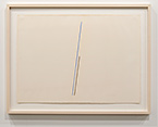 Fred Sandback | Untitled | 1974 ca. | 48 x 66.5 cm | pastel on paper